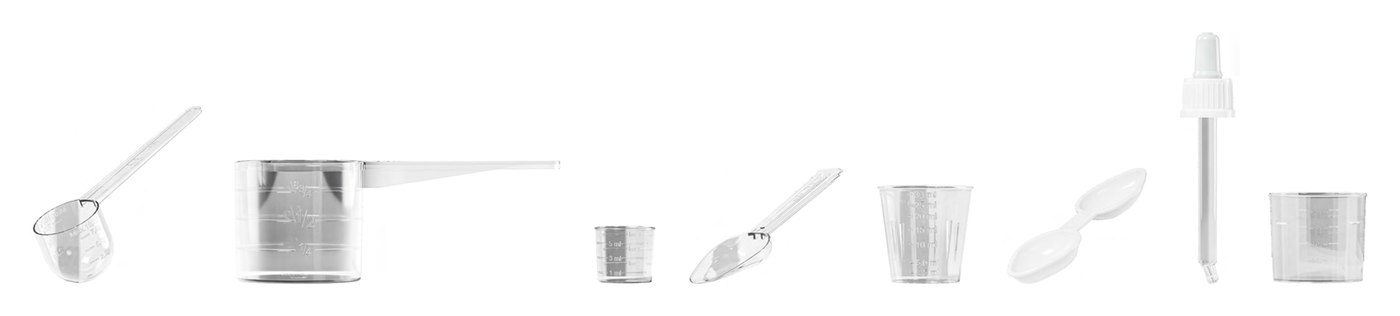 Dose Line — cups & spoons — Closures & Dosing